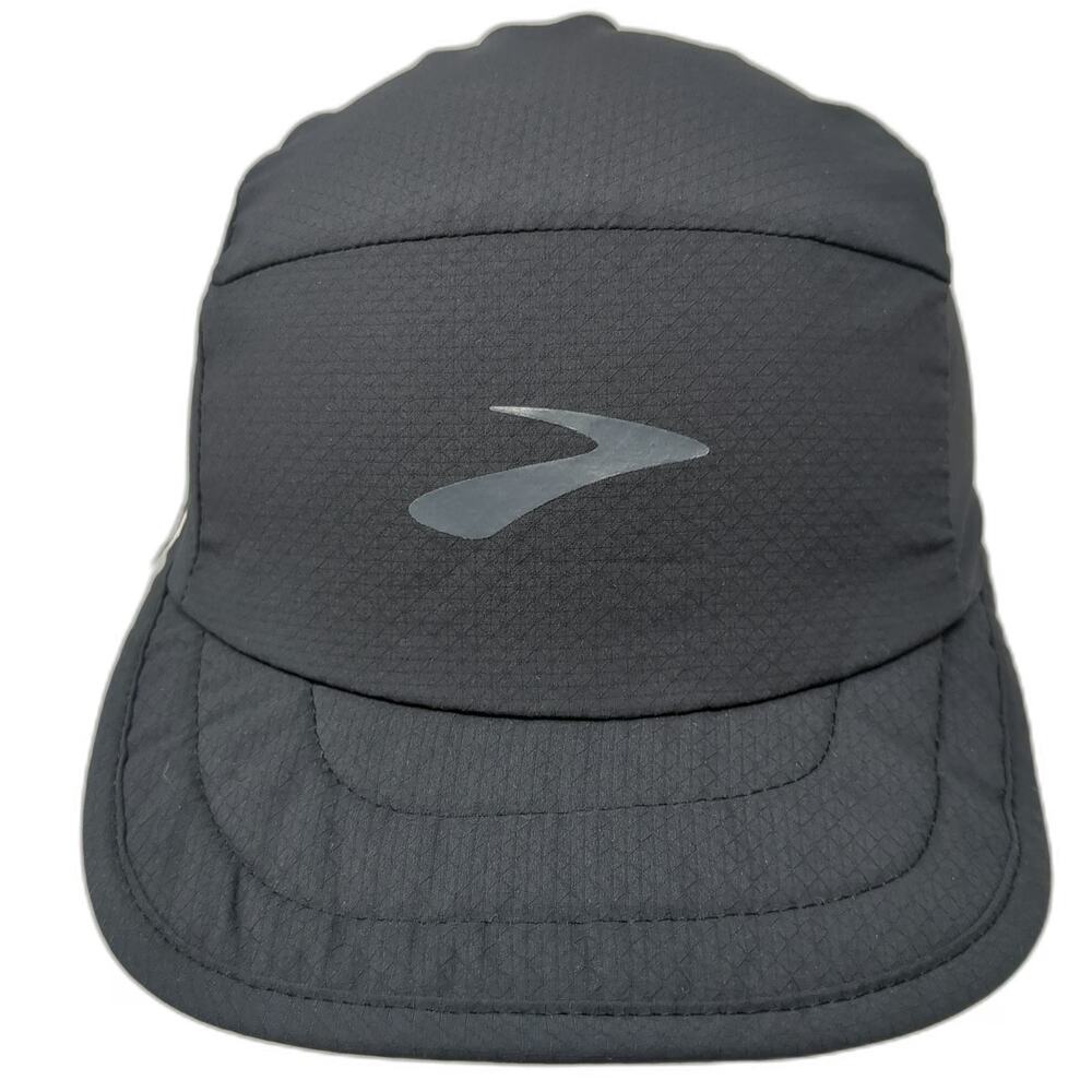 Brooks Baseball Cap Black One Size Running Lightweight Performance Hat